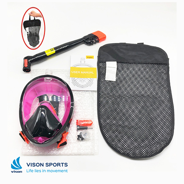 New Underwater 180 Panoramic View Anti Fog 360 Rotatable tube Swimming